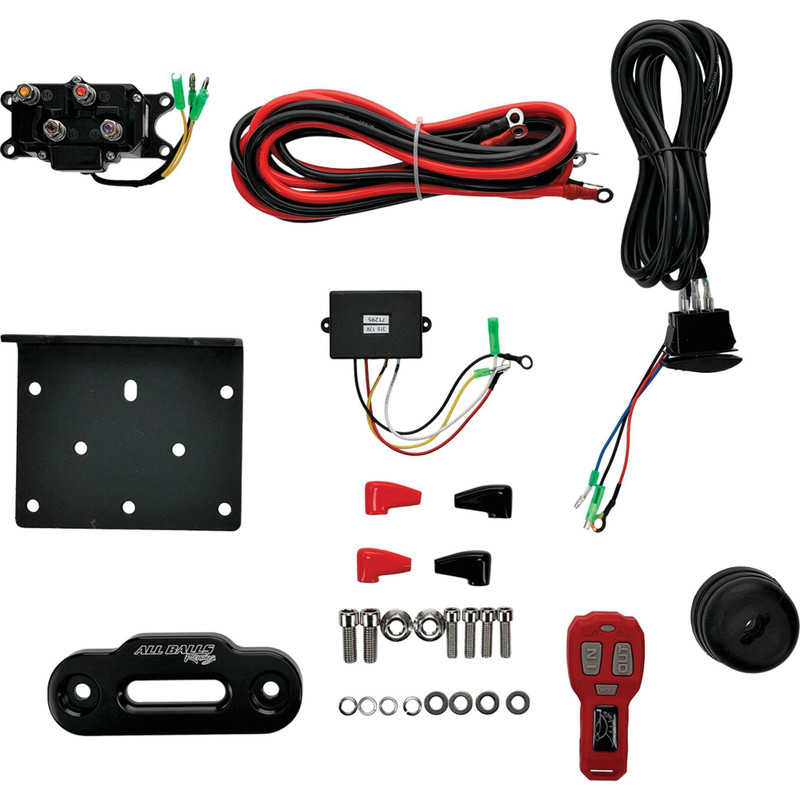 12V WINCH 4500LB/2000KG, ATV/UTV, SYNTHETIC ROPE, 4 BOLT, ARROWHEAD 431-01026 thumbnail 2