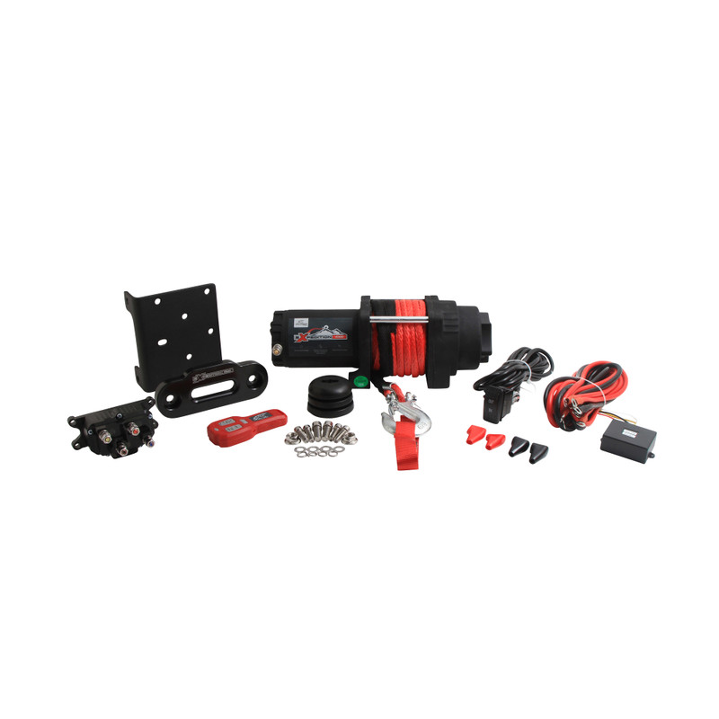 12V WINCH 4500LB/2000KG, ATV/UTV, SYNTHETIC ROPE, 4 BOLT, ARROWHEAD 431-01026 thumbnail 3