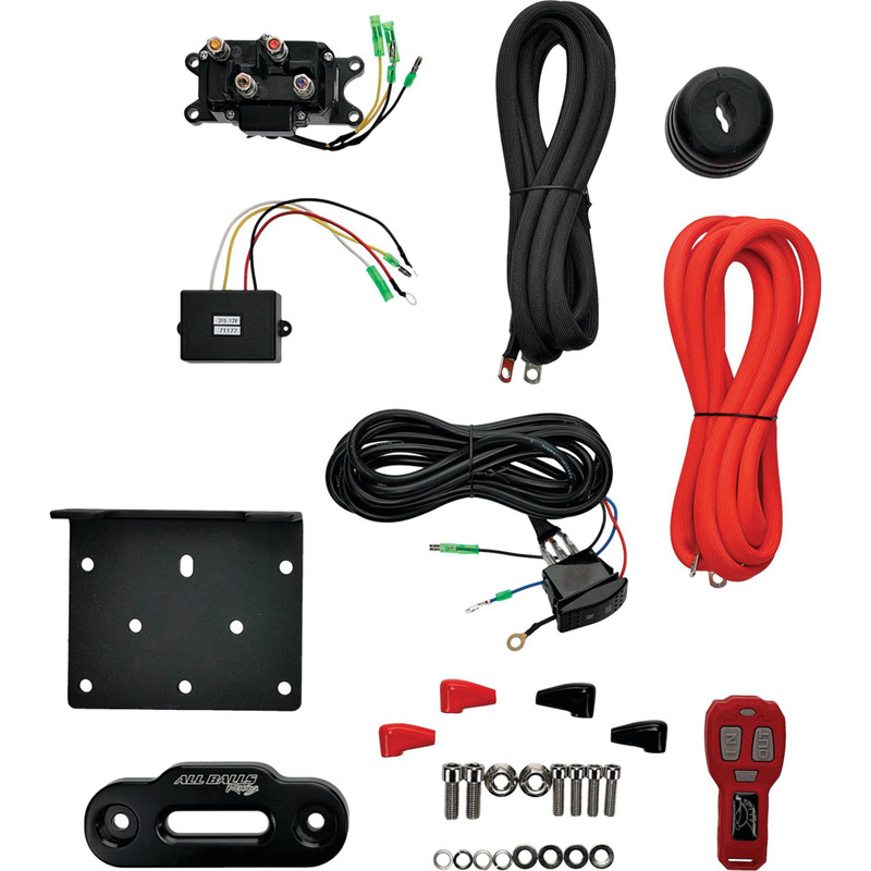 12V WINCH 6000LB/2750KG, ATV/UTV, SYNTHETIC ROPE, 4 BOLT, ARROWHEAD 431-01027 thumbnail 2