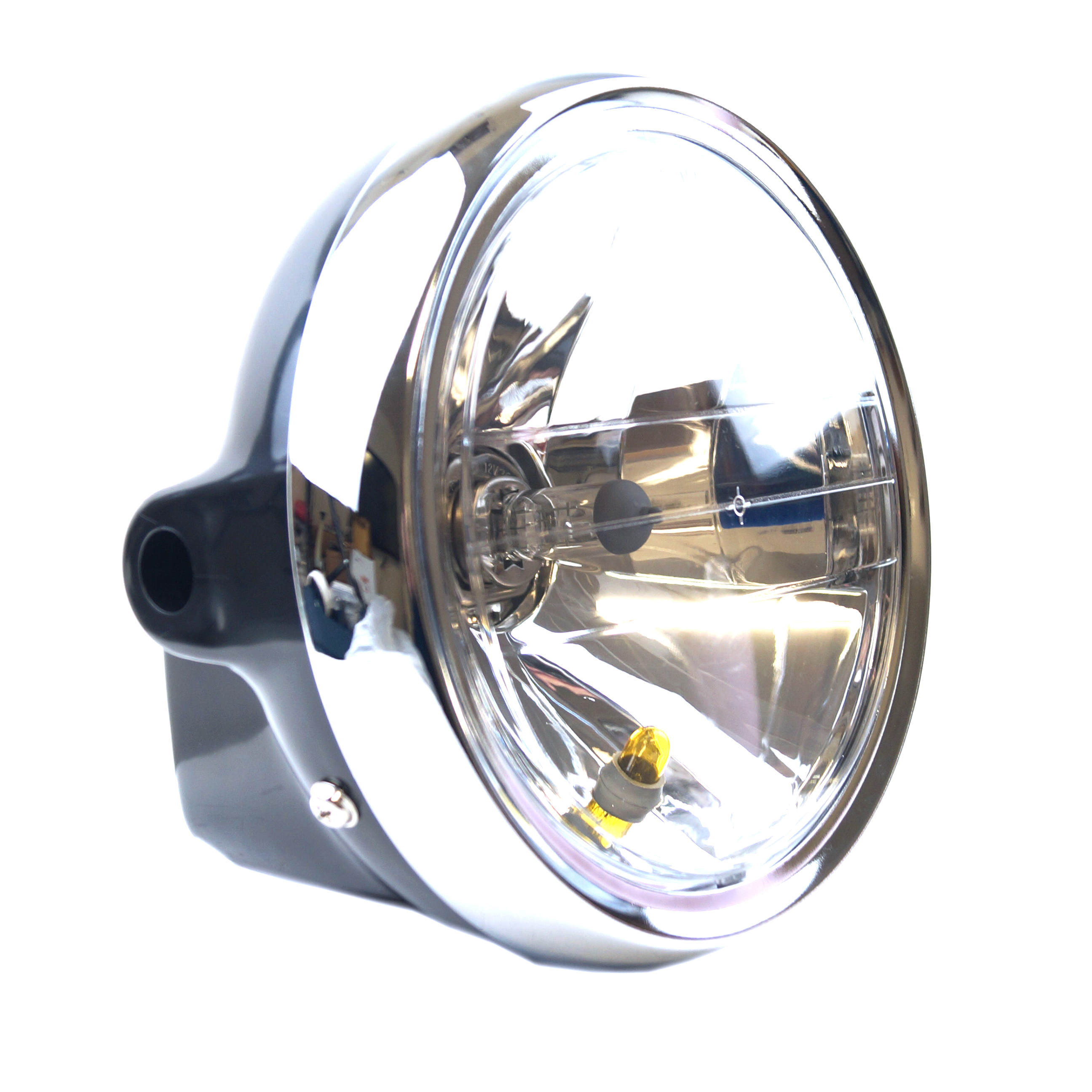 HEADLIGHT ROUND 170mm BLACK image 1