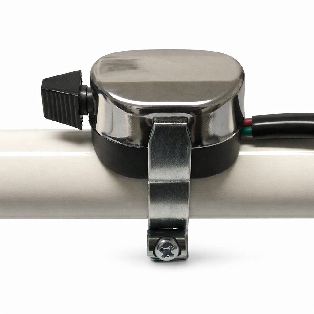 SWITCH LIGHT UNIVERSAL CLASSIC CHROME TOP 3 POSITION 3 WIRE 7/8 22.2mm HANDLEBAR thumbnail 2