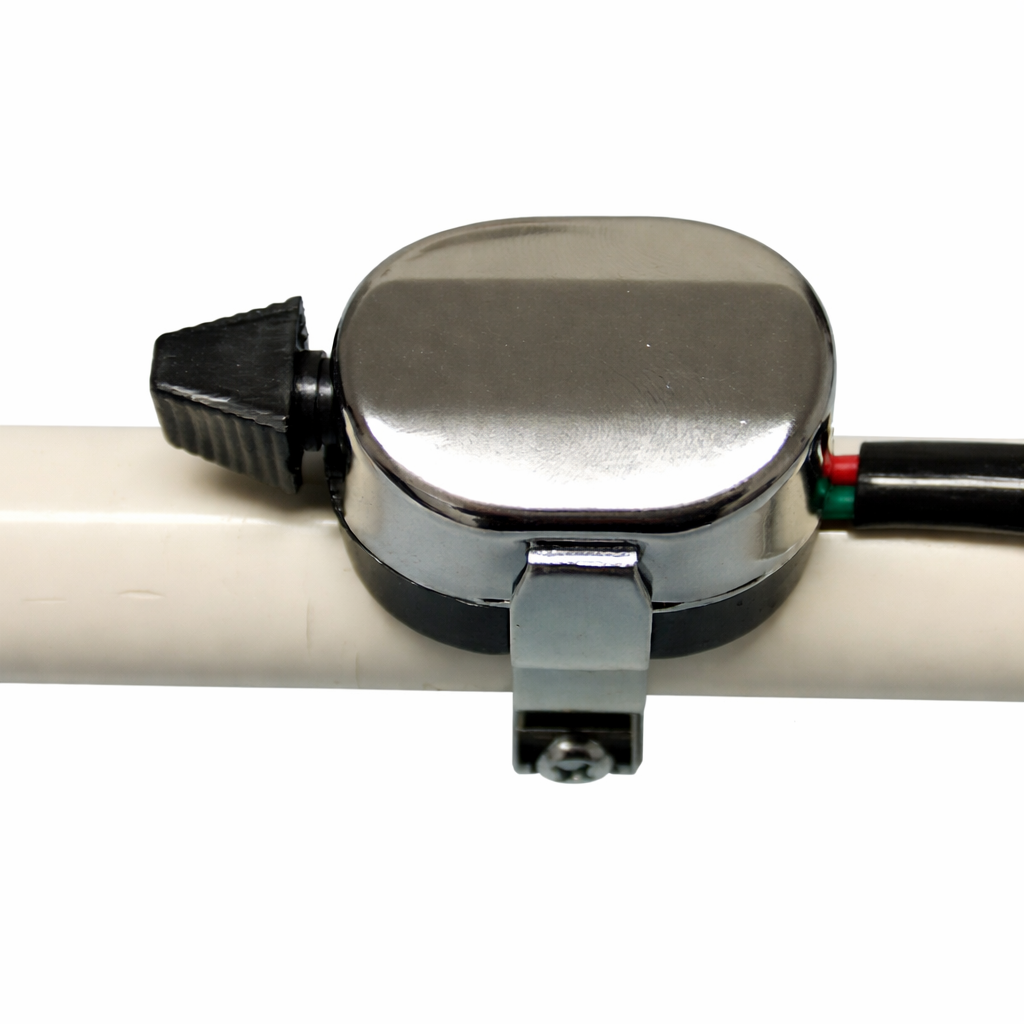 SWITCH LIGHT UNIVERSAL CLASSIC CHROME TOP 3 POSITION 3 WIRE 7/8 22.2mm HANDLEBAR thumbnail 3