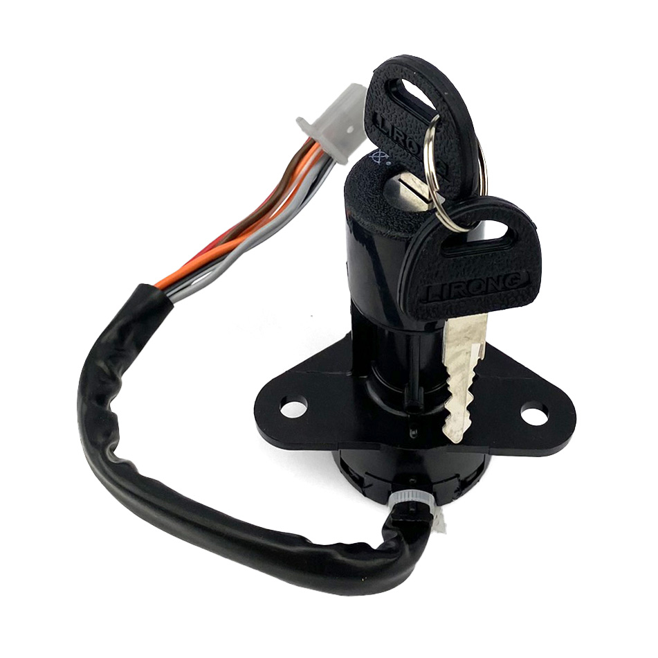 IGNITION SWITCH 6 WIRE LOCK WITH 2 KEYS SUZUKI GS125 thumbnail 5