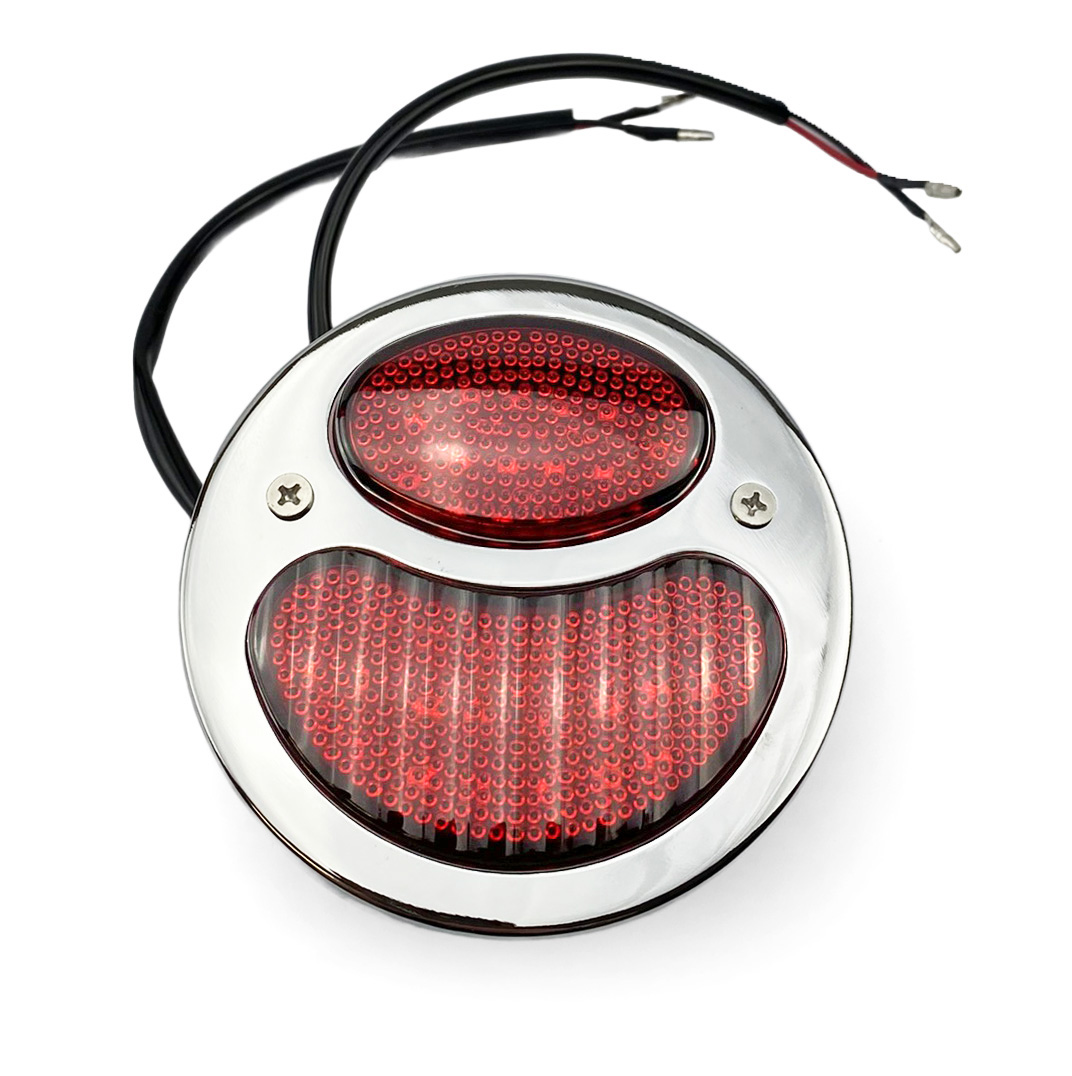 TAILLIGHT 12V LED CHROME UNIVERSAL image 1