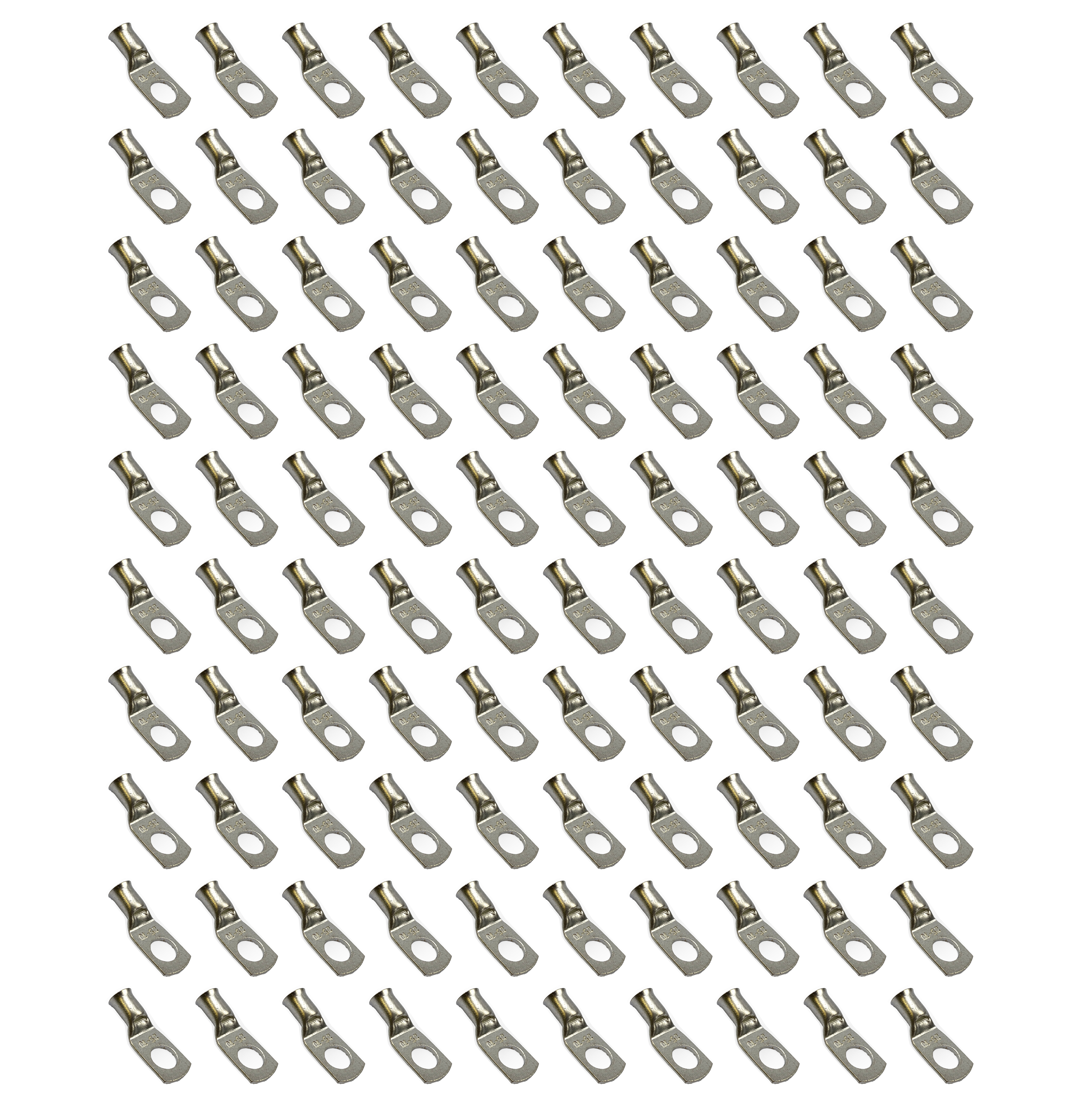 TRADE PACK 100 / 10mm RING TERMINAL COPPER 25mm2, TO SUIT CABLE OD 6.70mm