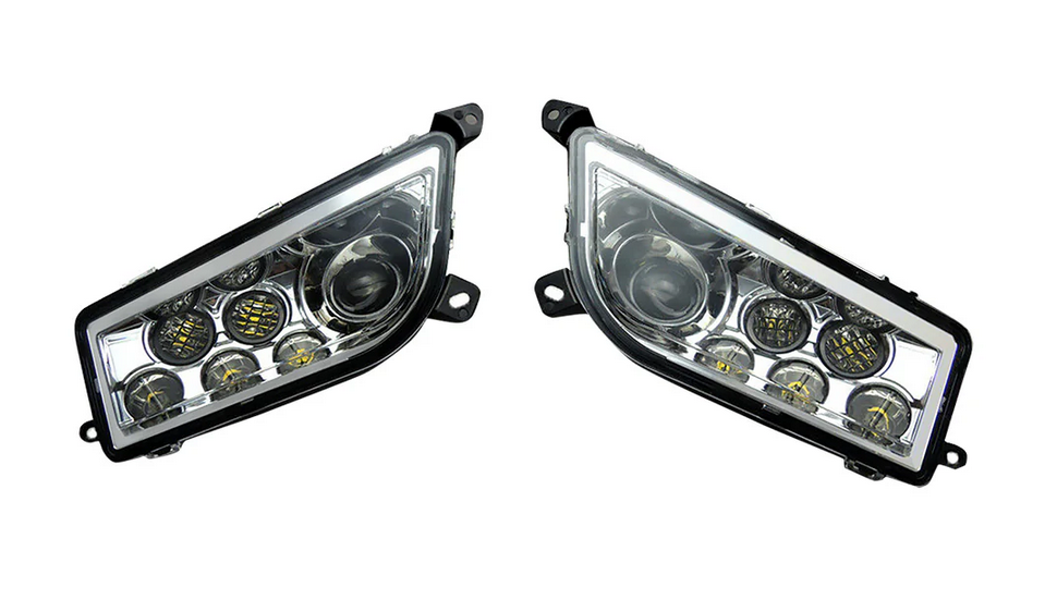 HEADLIGHT SET LEFT AND RIGHT HAND 2014 - 2017 POLARIS RZR XP 4 900 1000 TURBO image 1