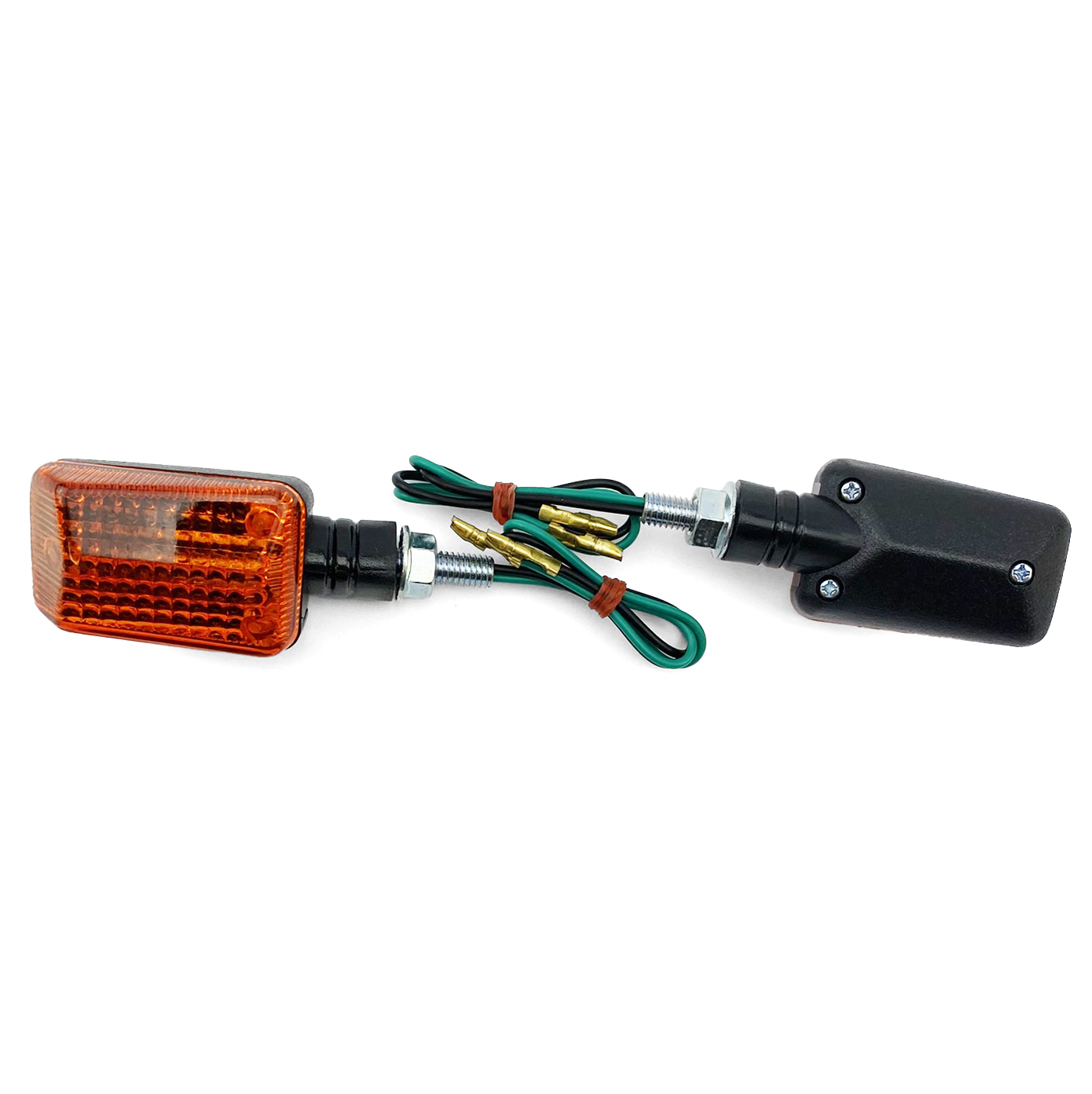 INDICATORS UNIVERSAL SHORT BLACK WITH AMBER LENS – PAIR (12V 15W) thumbnail 3