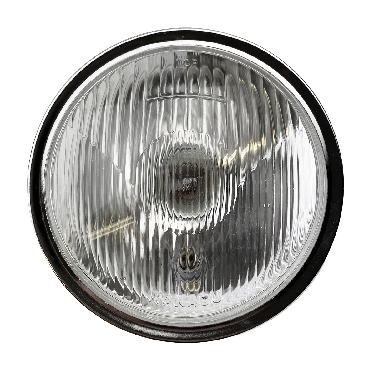 HEADLIGHT UNIT YAMAHA DT50, WITH BA20D BULB, 150mm DIA. thumbnail 2