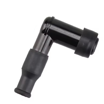 SPARK PLUG CAP 90* WITH RUBBER SEALS LB05F image 1