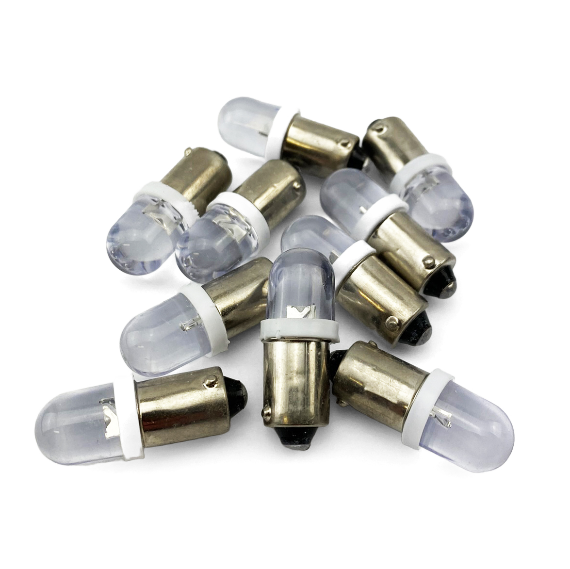 10Pcs LIGHT BULB 12V 4W BA9S P233 T11 3030 1SMD LED T4W thumbnail 2