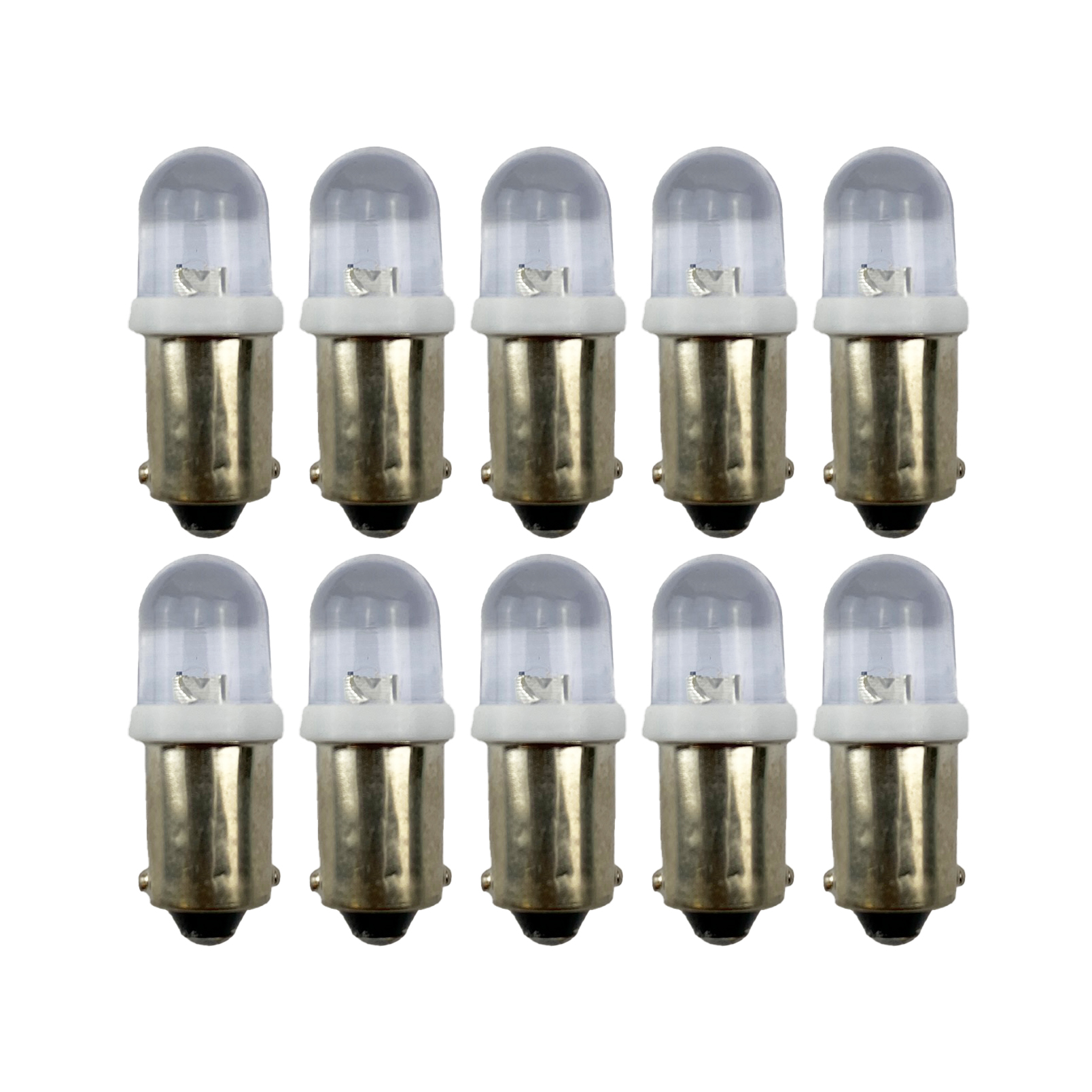 10Pcs LIGHT BULB 12V 4W BA9S P233 T11 3030 1SMD LED T4W