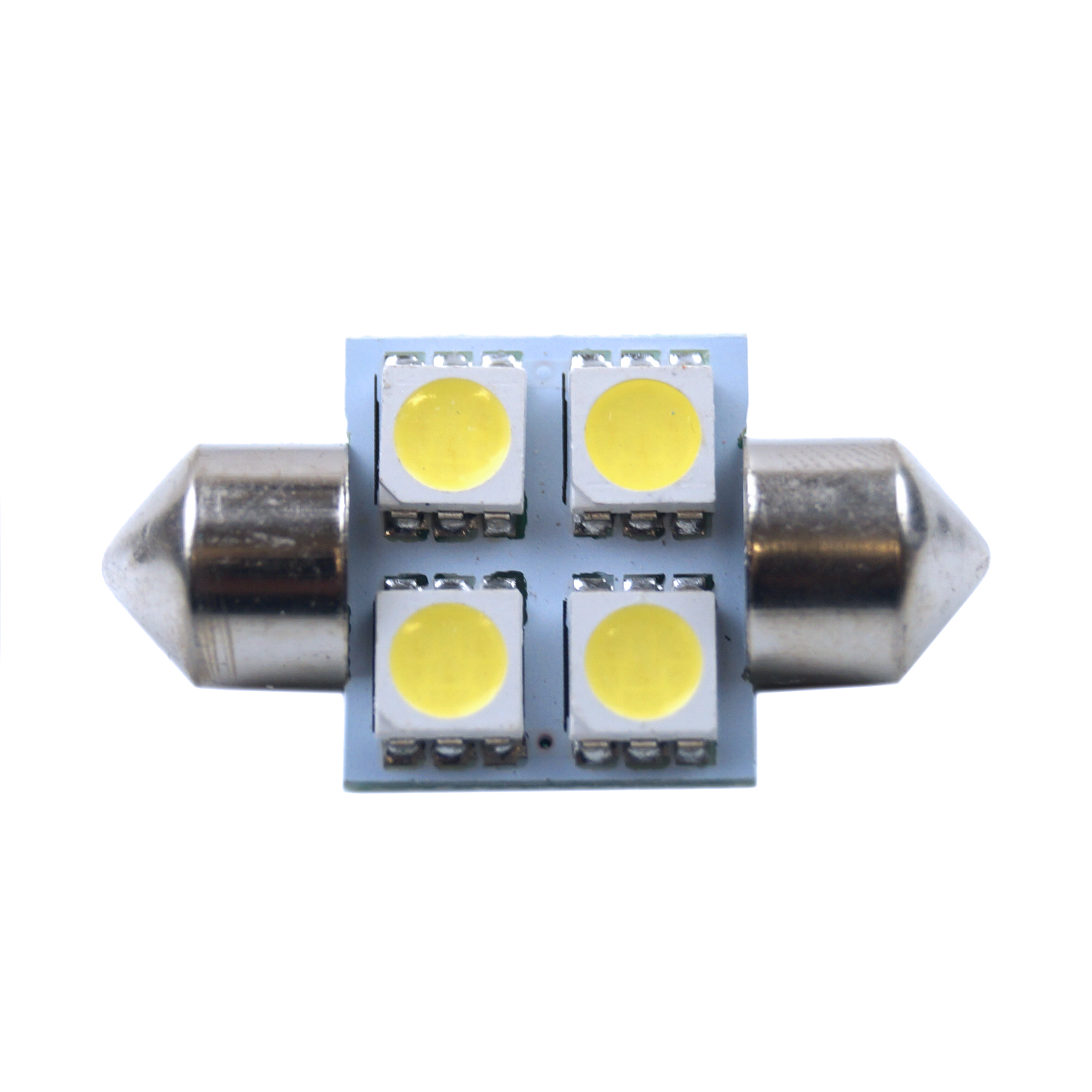 LED LIGHT BULB 12V WHITE 11mm x 30mm