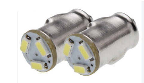 6V BA7S T7 LED DASHBOARD LIGHT BULB WARNING INDICATOR LAMP AIRCRAFT INSTRUMENT WHITE image 1
