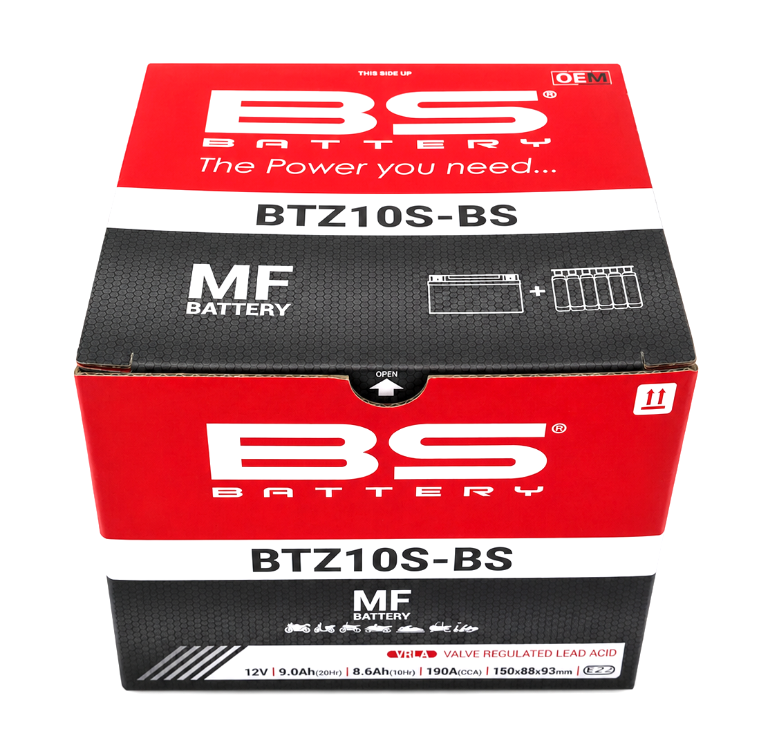 BATTERY YTZ10S-BS 12V MF MA.FREE, BS Maintenance Free BTZ10S-BS, 300696, BS-BTZ10S-BS thumbnail 2