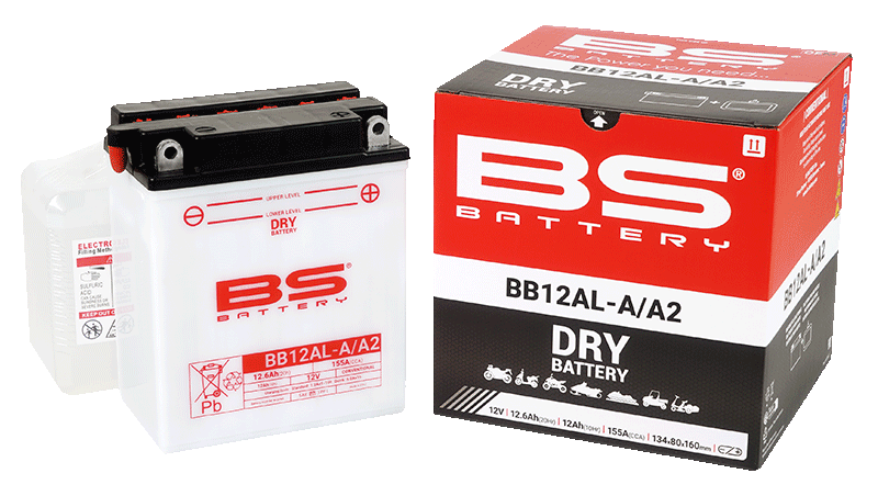 BATTERY YB12AL-A2 12V 12Ah. BS, BS WITH ACID PACK BB12AL-A2, 310564, BS-BB12AL-A2 image 1