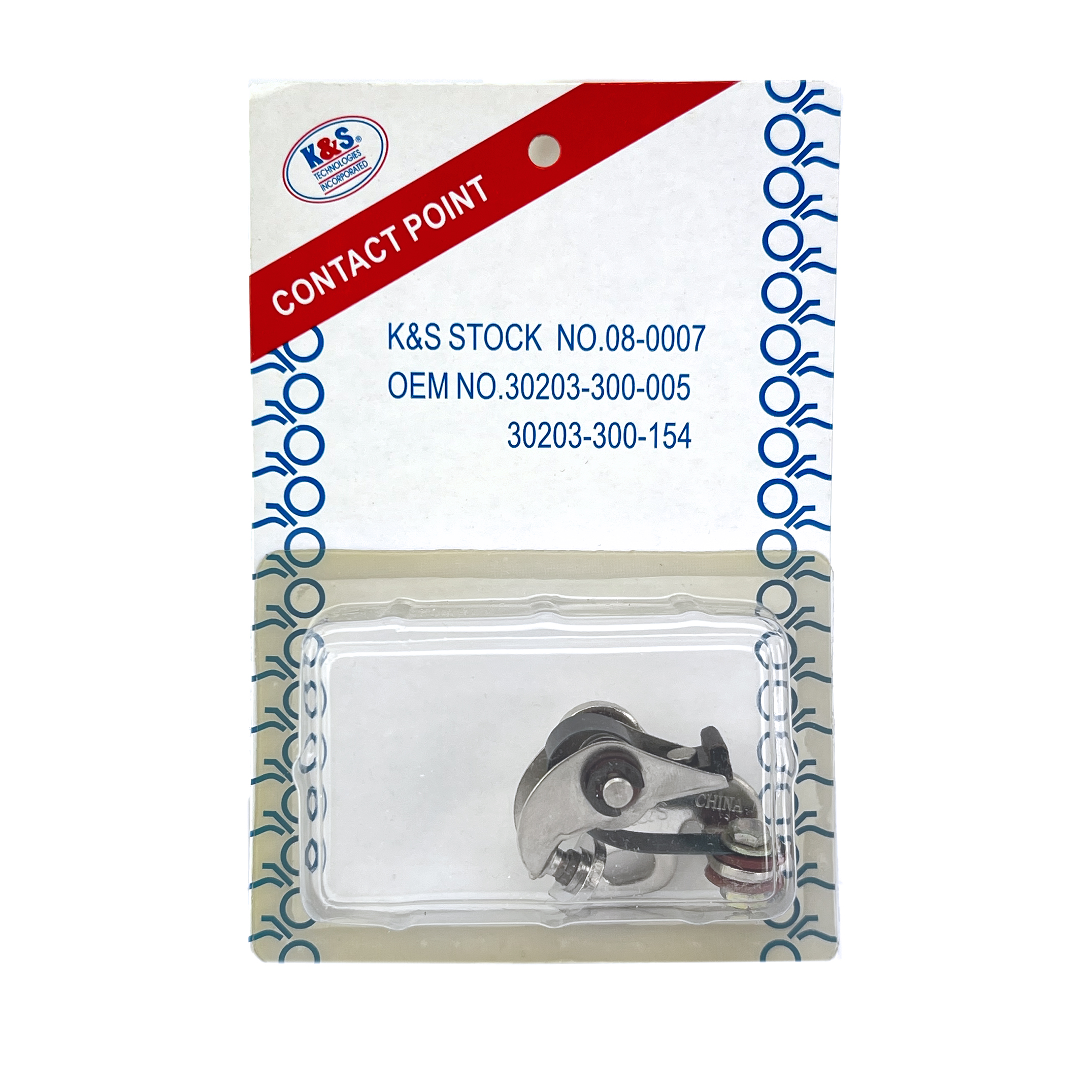 CONTACT BREAKER POINTS 70-78 HONDA 500 550 750 CB 30203-300-005, 30203-300-154, K&S 08-0007, K&L 20-1469