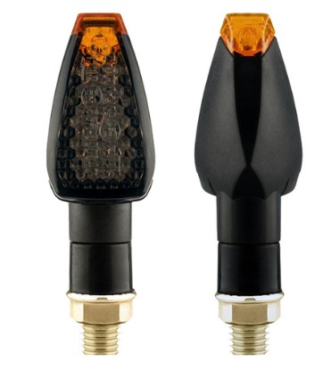 INDICATORS LED SMOKE LENS AMBER LIGHT (Pack of 2) M10 BOLT thumbnail 5