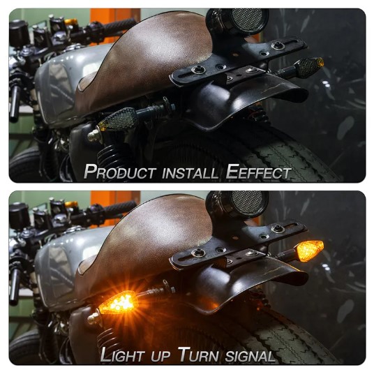 INDICATORS LED SMOKE LENS AMBER LIGHT (Pack of 2) M10 BOLT thumbnail 4
