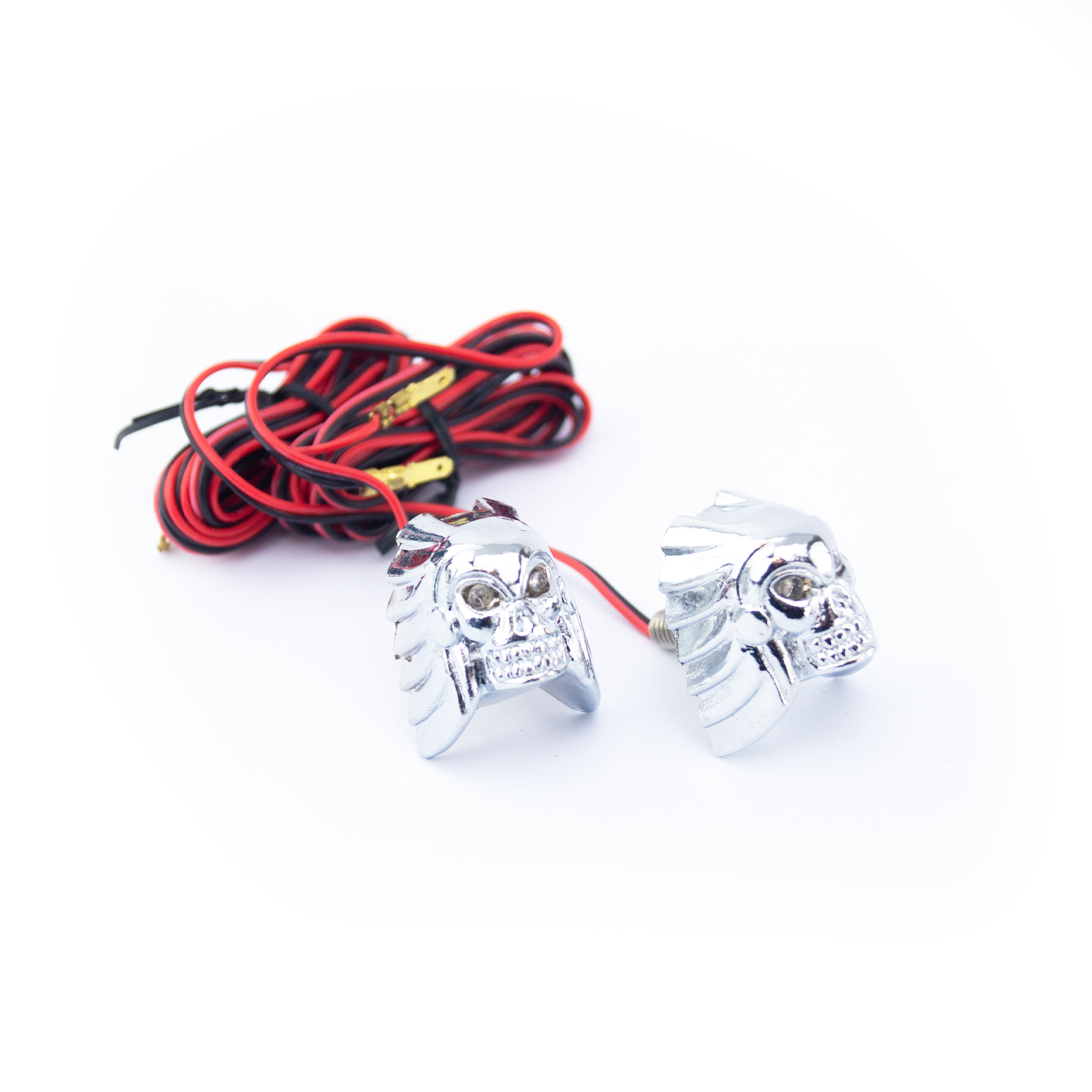 LED SKULL MINI BOLT LIGHT RED KS25-9141