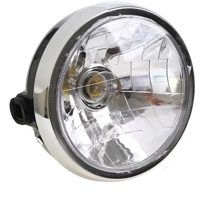 7'' HEADLIGHT LAMP PHARE MOTO 2002-2013 YAMAHA YBR125 UNIVERSAL HONDA YAMAHA SUZUKI image 1