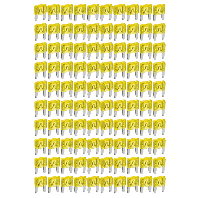 20 AMP. MINI FUSE PACK OF 100