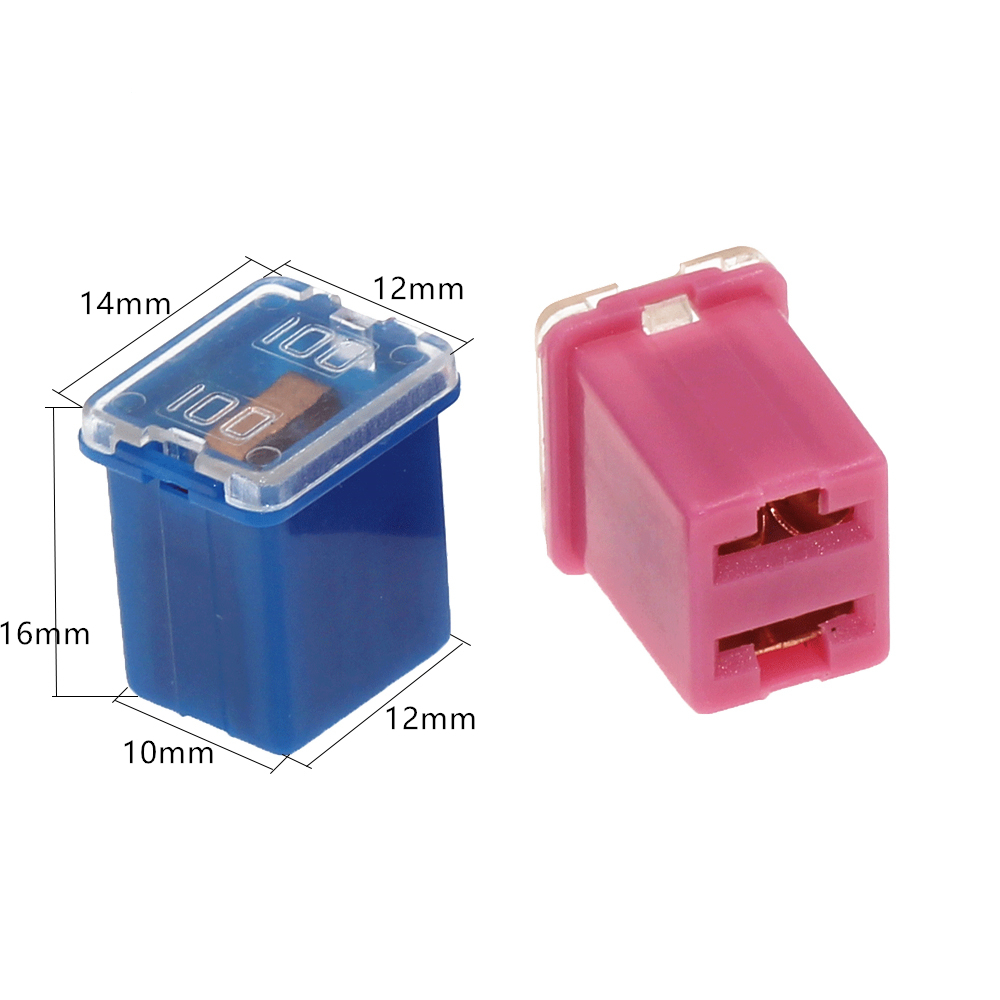 Pack of 2 Cartridge Fuses 30 Amp ATV UTV Female Low Profile J Case Type thumbnail 2