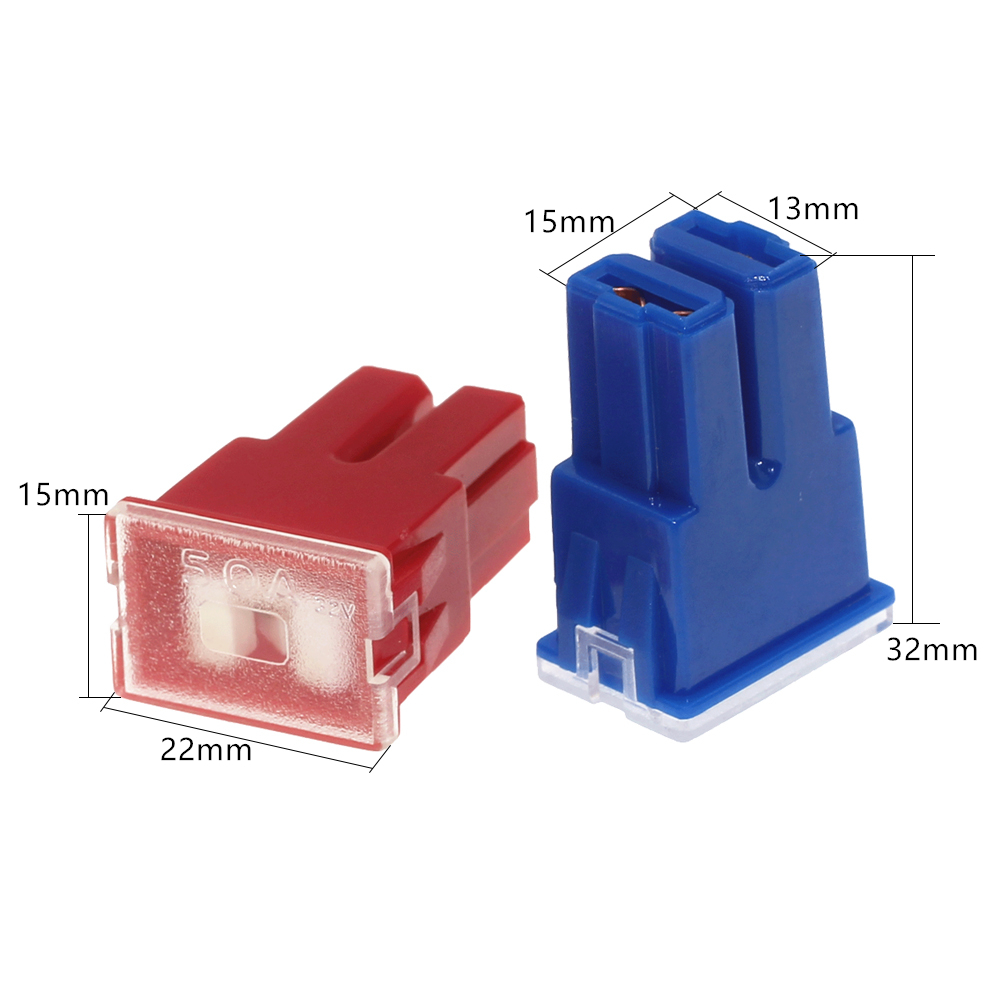 Pack of 2 Cartridge Fuses 60 Amp ATV UTV Female PAL 293 Series thumbnail 2