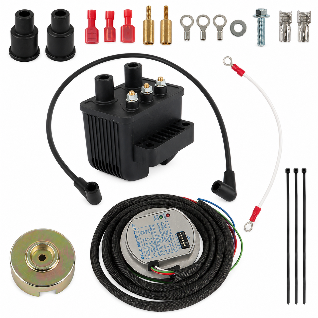 PROGRAMMABLE SINGLE FIRE IGNITION MODULE 70-03 HARLEY-DAVIDSON BIG TWIN SPORTSTER 53-660 image 1