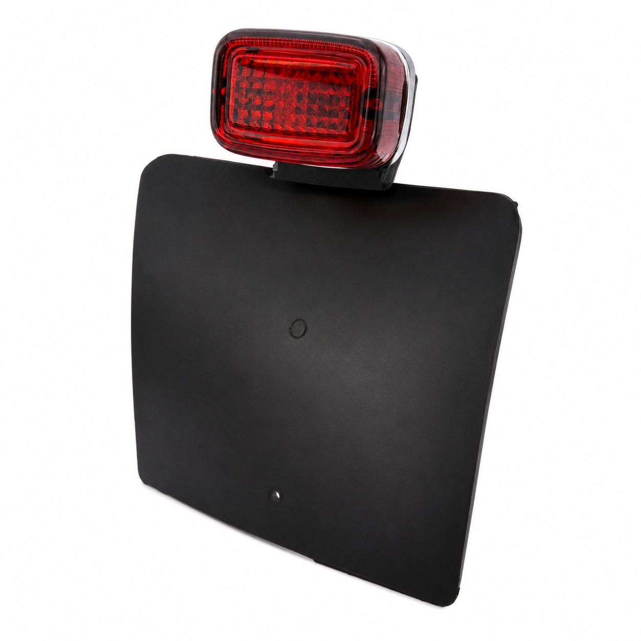 REAR STOP TAIL LIGHT WITH MUD FLAP NUMBER PLATE HOLDER YAMAHA UNIVERSAL FITTING thumbnail 2