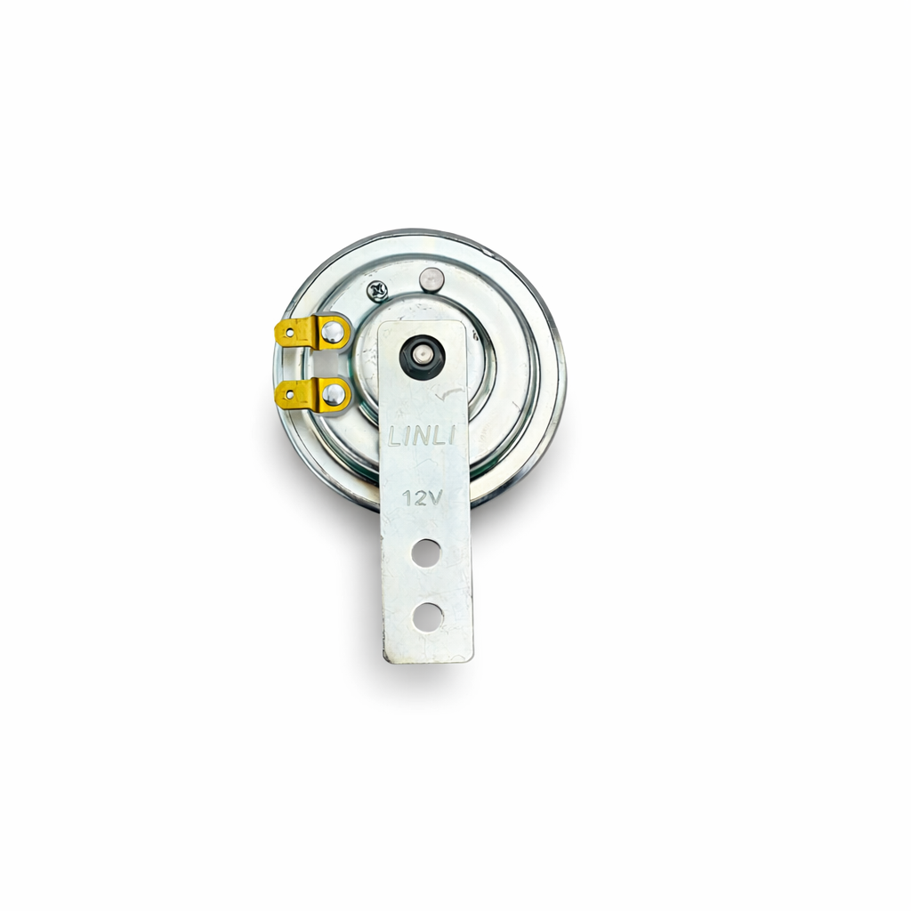 HORN 12V A.C. SMALL 70mm SILVER UNIVERSAL FITMENT thumbnail 2