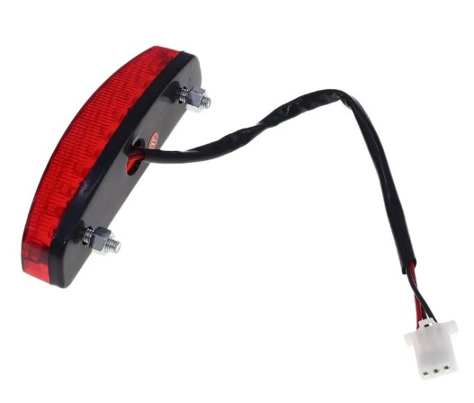 REAR LED STOP BRAKE LIGHT RED 3 WIRES 12V UNIVERSAL H7BD thumbnail 2