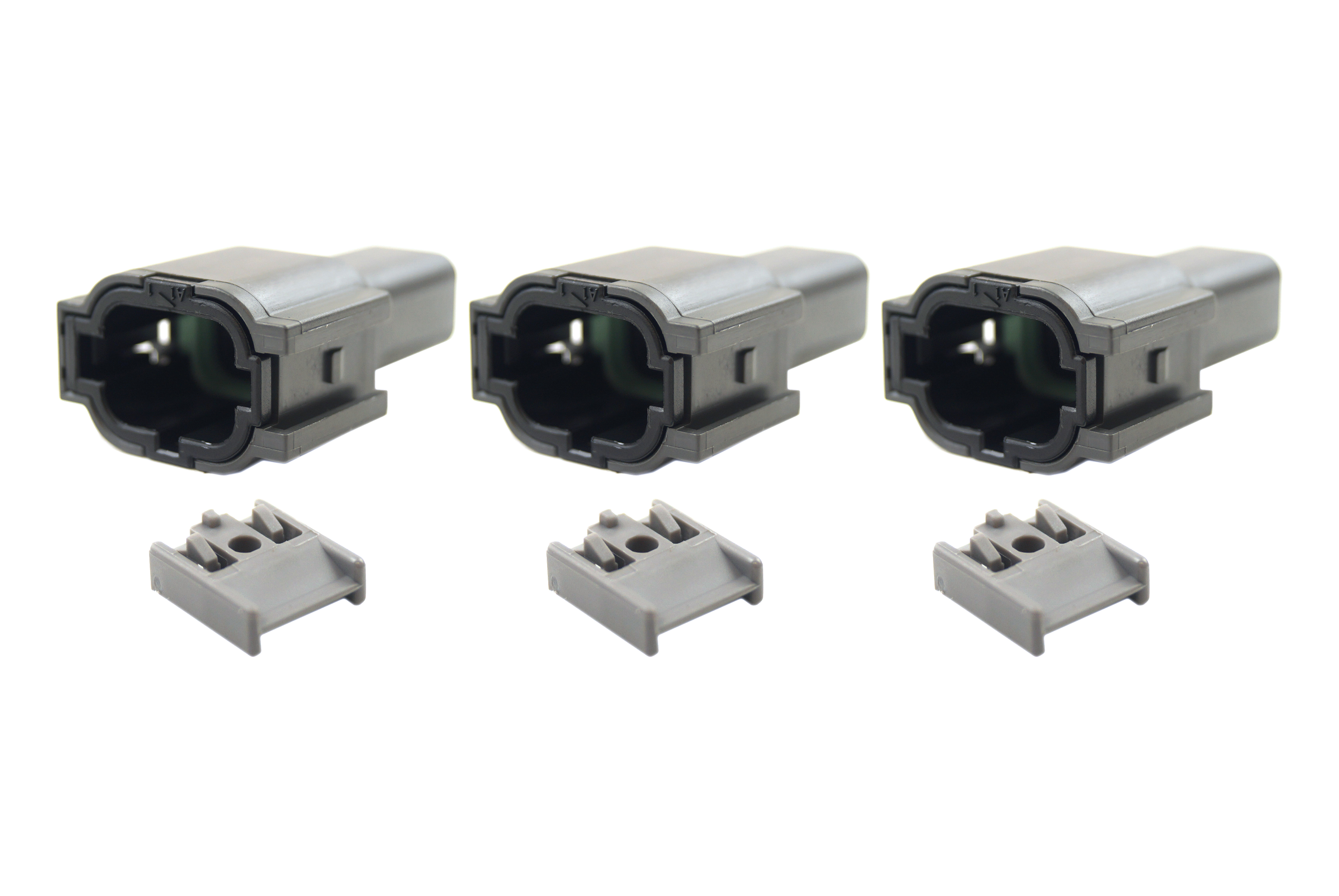 4 PIN MALE CONNECTOR FRM-108, PACK / 3
