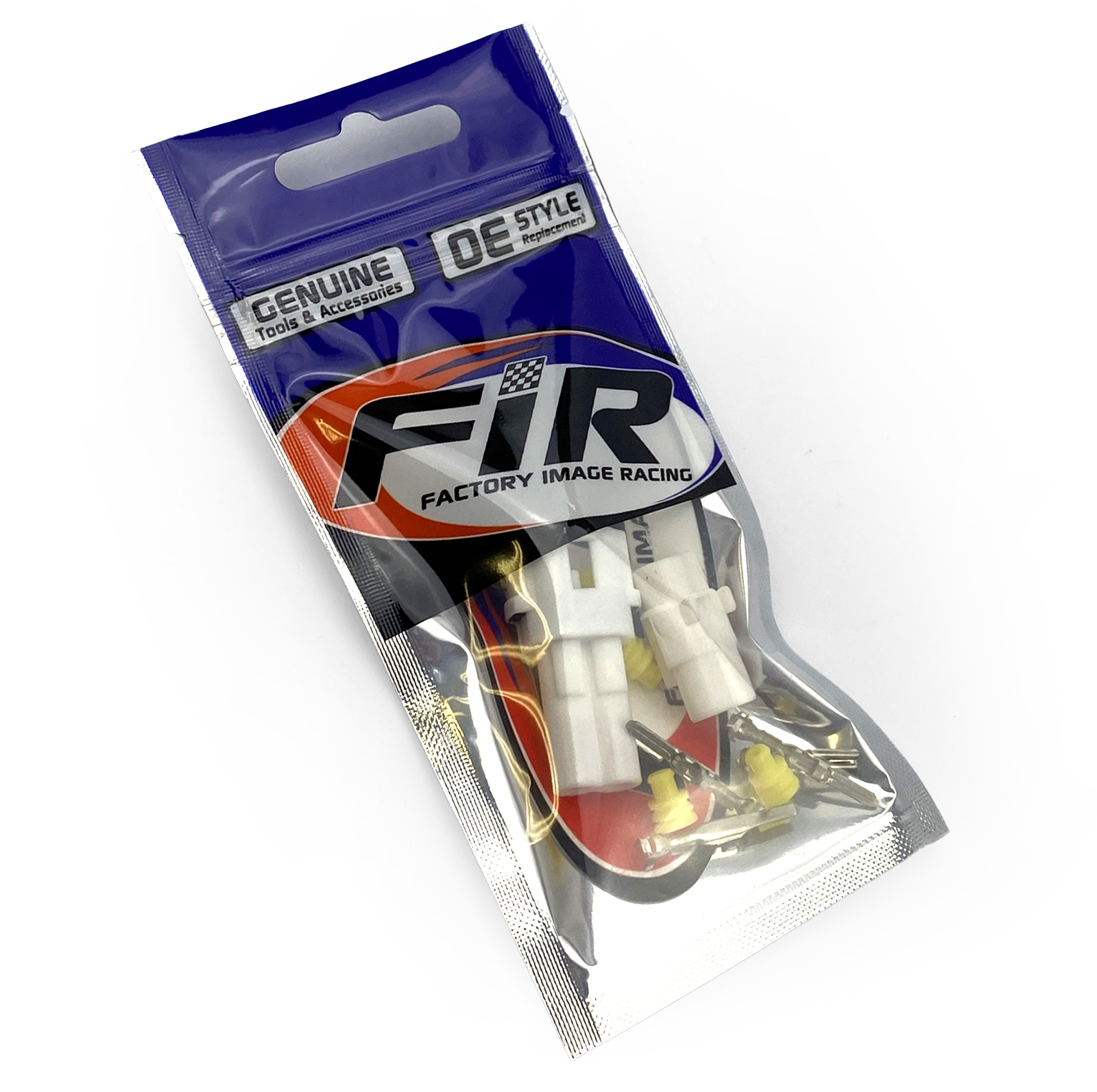 ELECTRICAL CONNECTOR 2 PIN BLOCK KIT WITH MALE FEMALE TERMINALS thumbnail 2