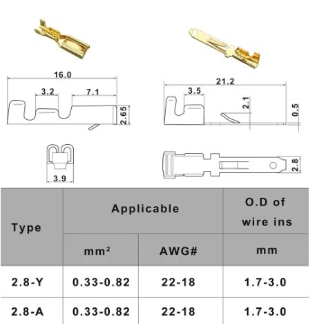 ELECTRICAL CONNECTOR BLOCK KIT + TOOL 380pcs. 2.8mm 2 3 4 6 Pin Blocks thumbnail 2