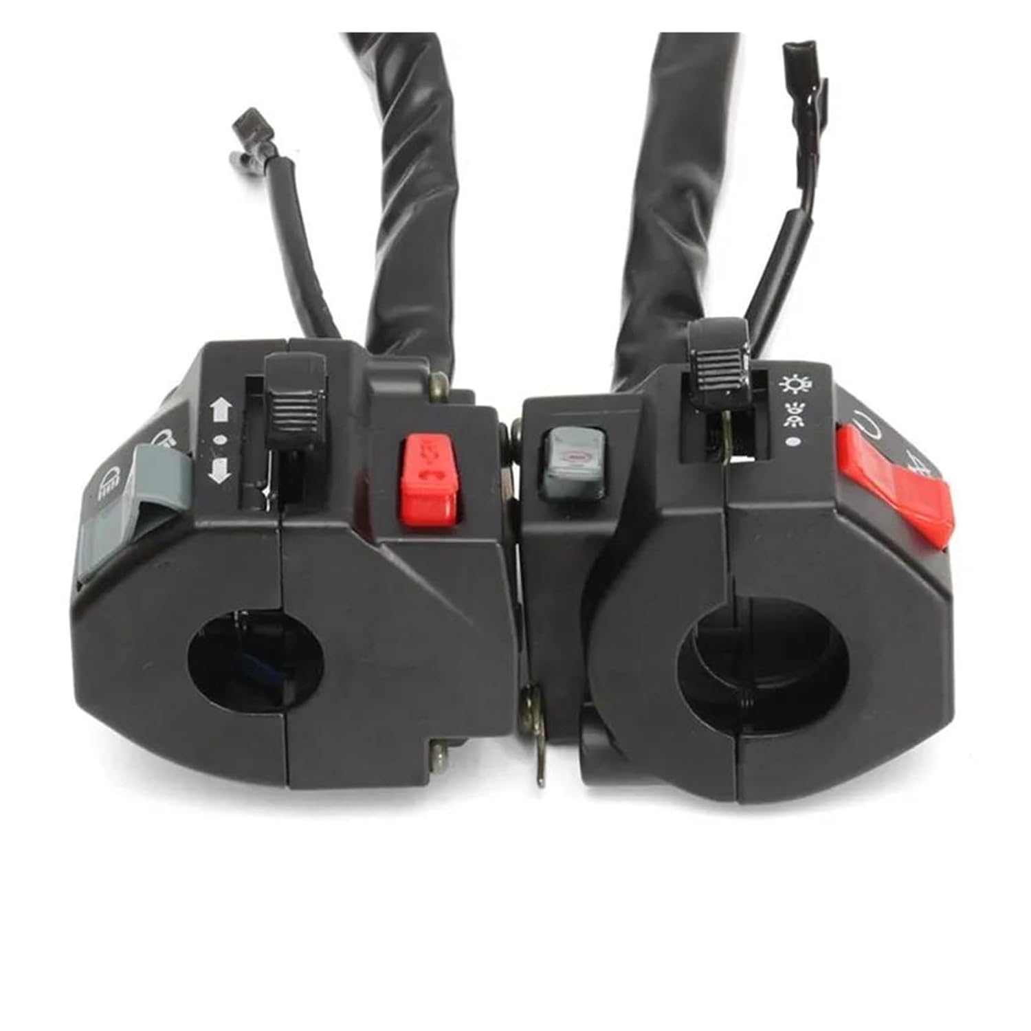 SWITCH SET RH & LH CONTROLS 22mm 7/8 UNIVERSAL FITMENT thumbnail 4
