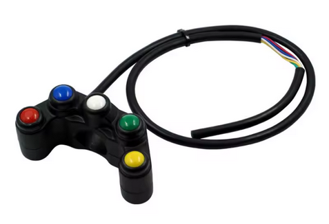 22mm 5 BUTTON UNIVERSAL HANDLEBAR SWITCH thumbnail 2