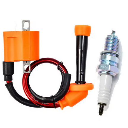 IGNITION COIL + CAP YAMAHA BIG BEAR RAPTOR GRIZZLY 4RP-82310-29-00 3KJ-82310-10-00 image 1