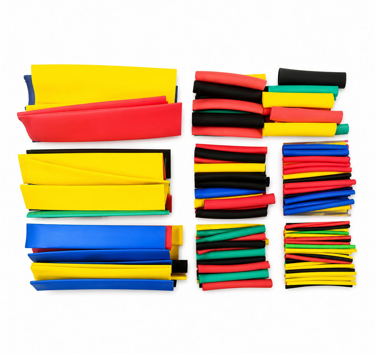 HEAT SHRINK TUBE KIT 530PC WIRE CABLE INSULATED POLYOLEFIN image 1
