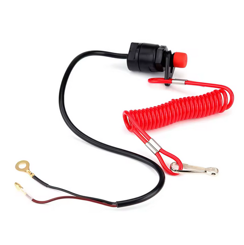 CUT OFF KILL SWITCH TETHER EMERGENCY STOP 6E9-82575-09-00 6E9-82575-01 6E9-82575-02 thumbnail 2