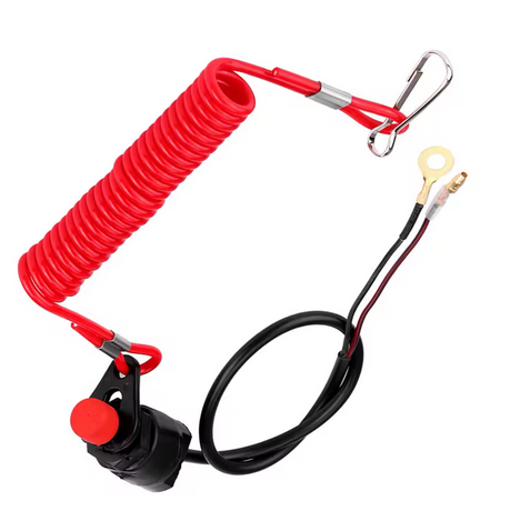 CUT OFF KILL SWITCH TETHER EMERGENCY STOP 6E9-82575-09-00 6E9-82575-01 6E9-82575-02 thumbnail 3