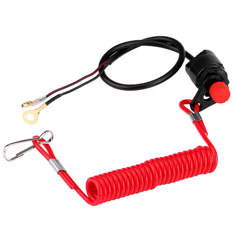 CUT OFF KILL SWITCH TETHER EMERGENCY STOP 6E9-82575-09-00 6E9-82575-01 6E9-82575-02 image 1