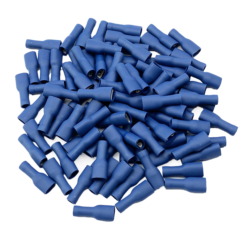 TERMINAL BLUE SPADE FEMALE, PACK OF 100 / T6.3mm, WT12 thumbnail 4