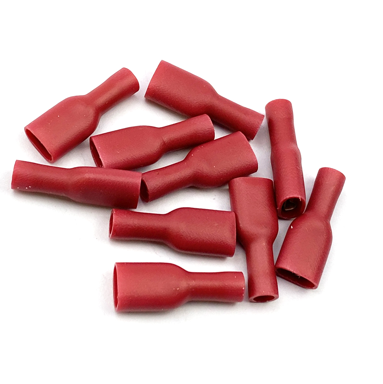 TERMINAL RED SPADE FEMALE PK10, PACK OF 10 / T6.3mm thumbnail 3