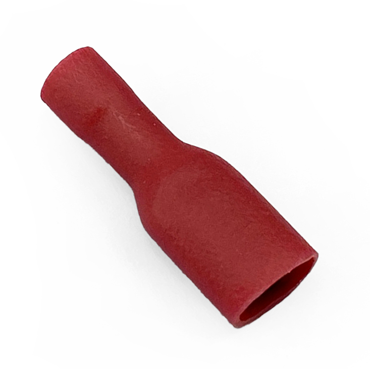 TERMINAL RED SPADE FEMALE P100, PACK OF 100 / T6.3mm, WT10 / thumbnail 4