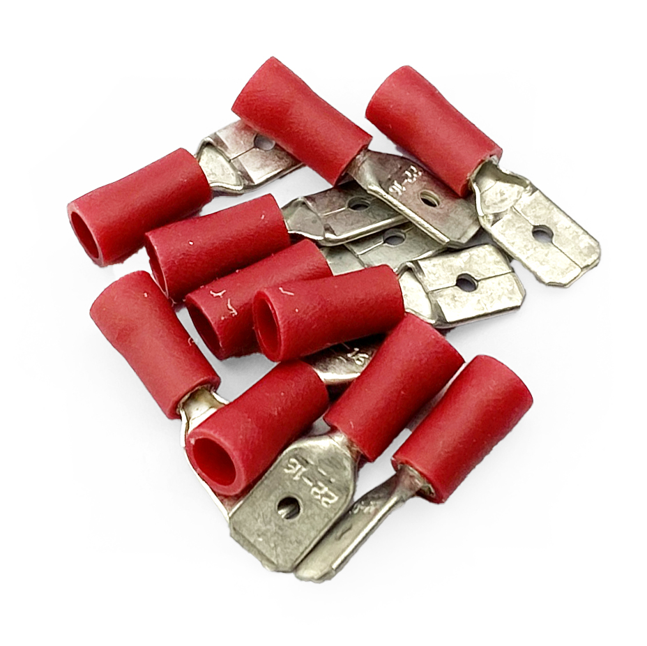 TERMINAL RED SPADE MALEPK10, PACK OF 10 / T6.3mm thumbnail 3