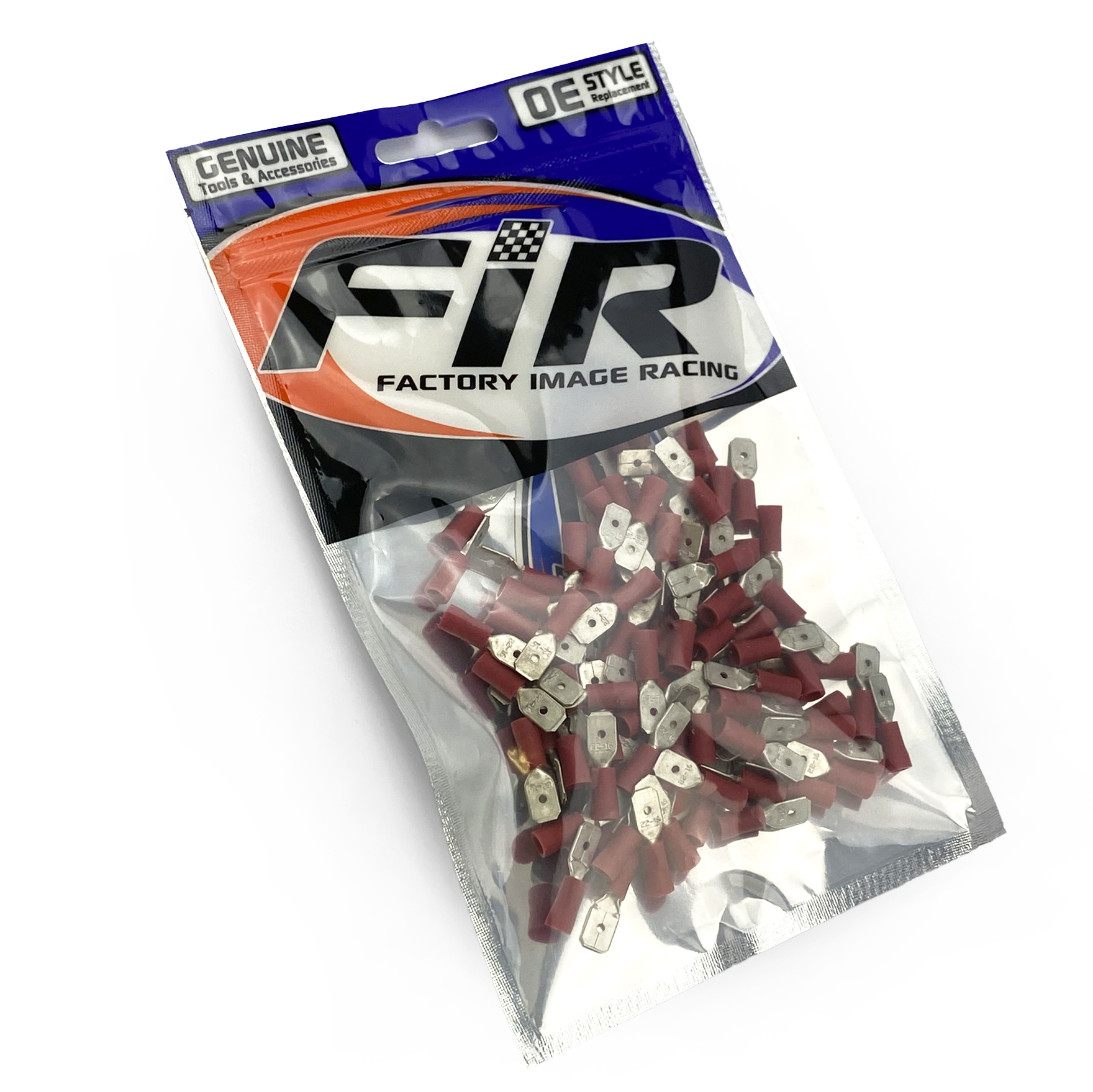 TERMINAL RED SPADE MALE PK100, PACK OF 100 / T6.3mm thumbnail 2