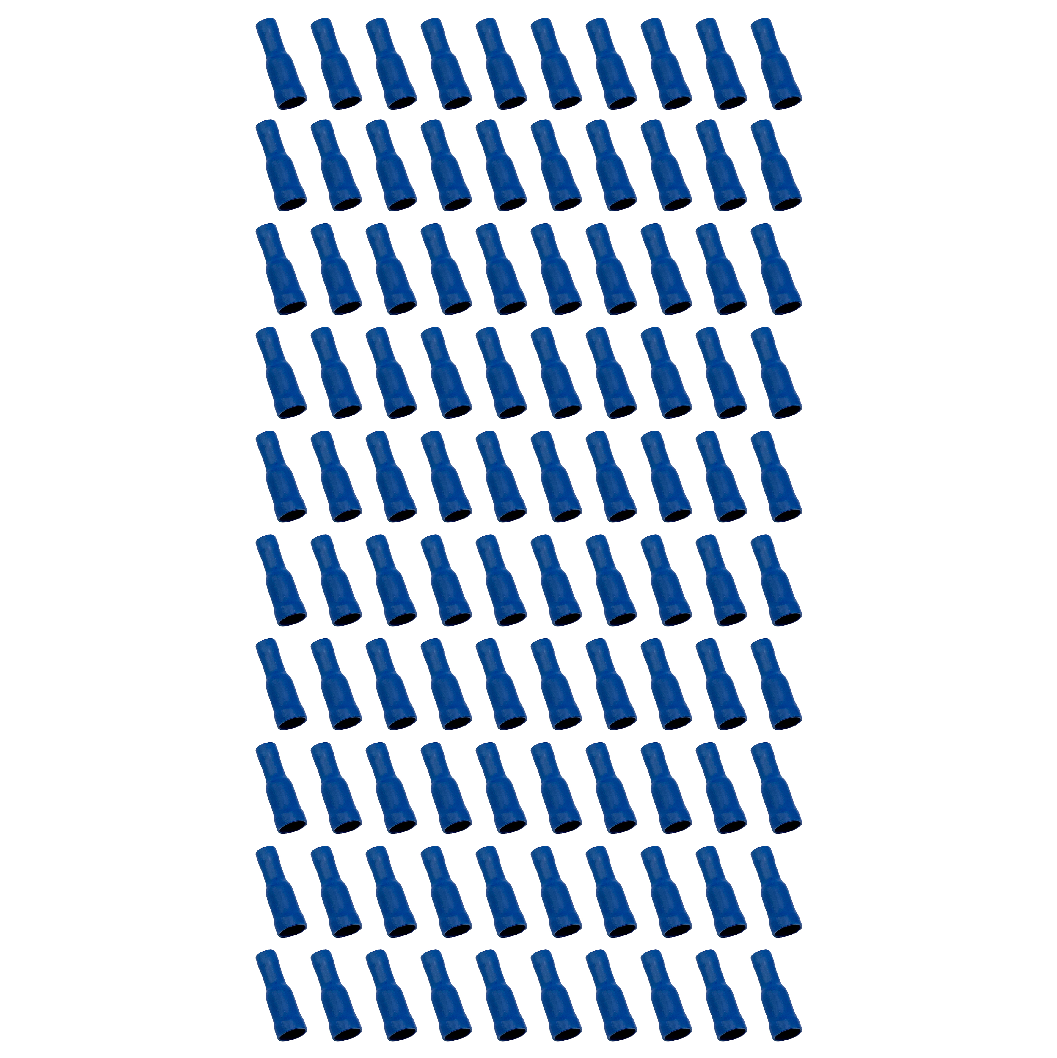 TERMINAL BLUE FEMALE BULLET M5, PACK OF 100