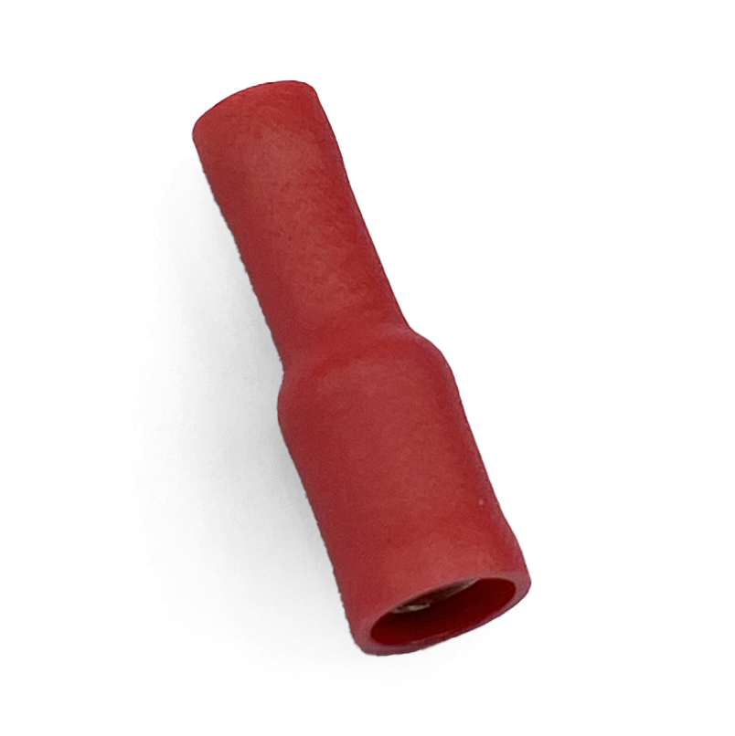 TERMINAL RED FEMALE BULLET M4, PACK OF 100 thumbnail 2