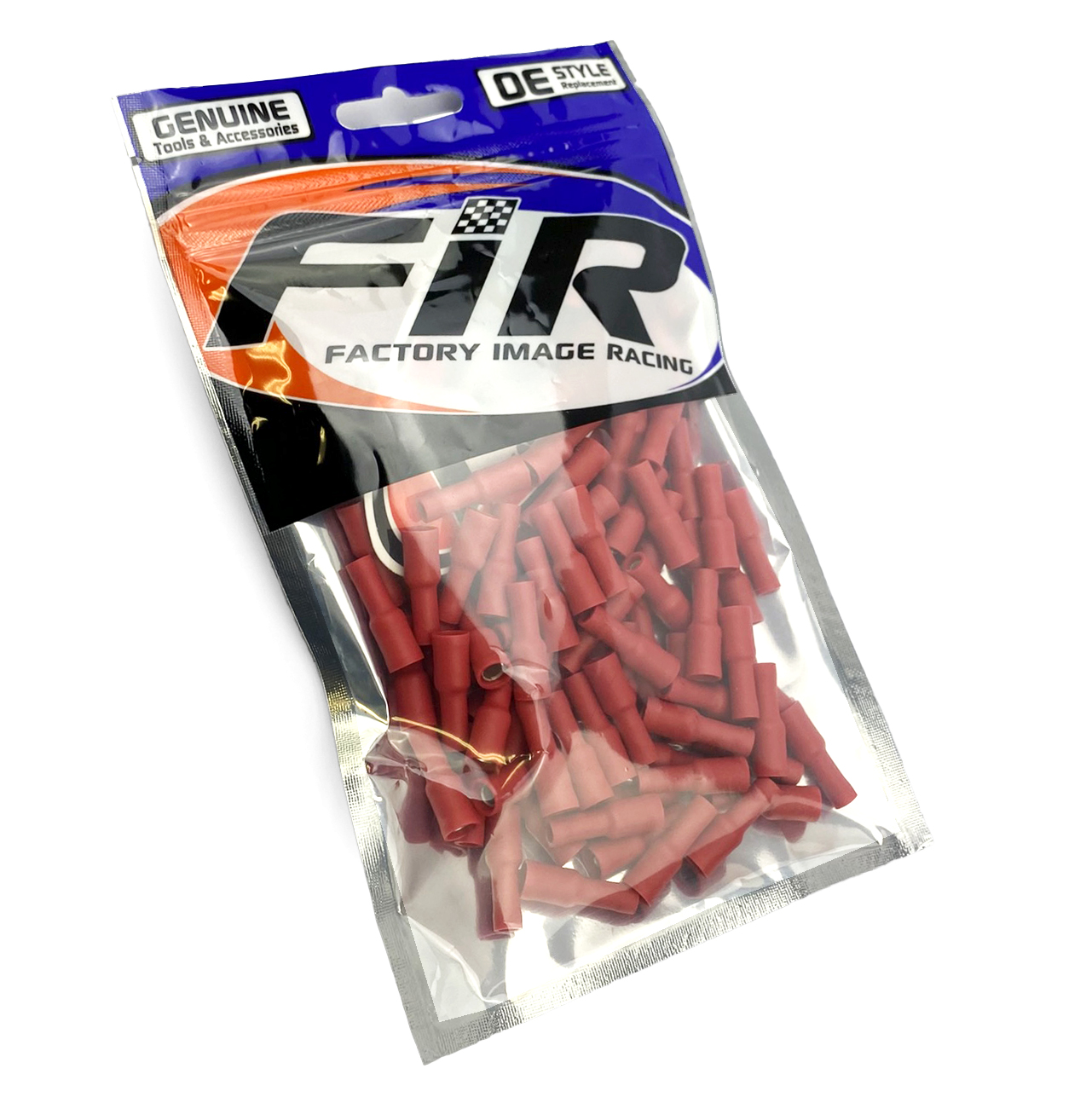 TERMINAL RED FEMALE BULLET M4, PACK OF 100 thumbnail 3