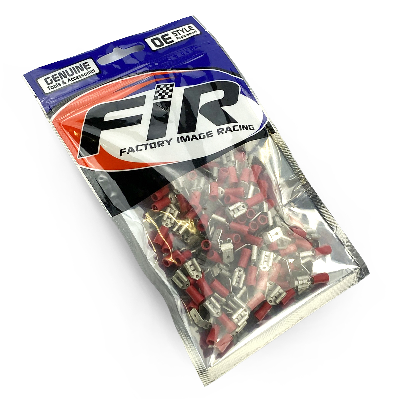 TERMINAL RED PIGGY BACK SPADE, PACK OF 100 / WT55 thumbnail 2